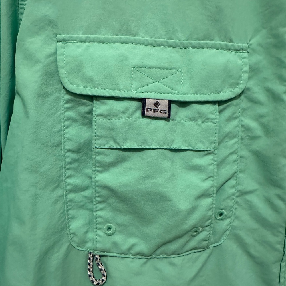 Columbia Bahama women’s green long sleeve fishing shirt - Picture 4 of 9